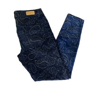 Paisley Velvet Pants